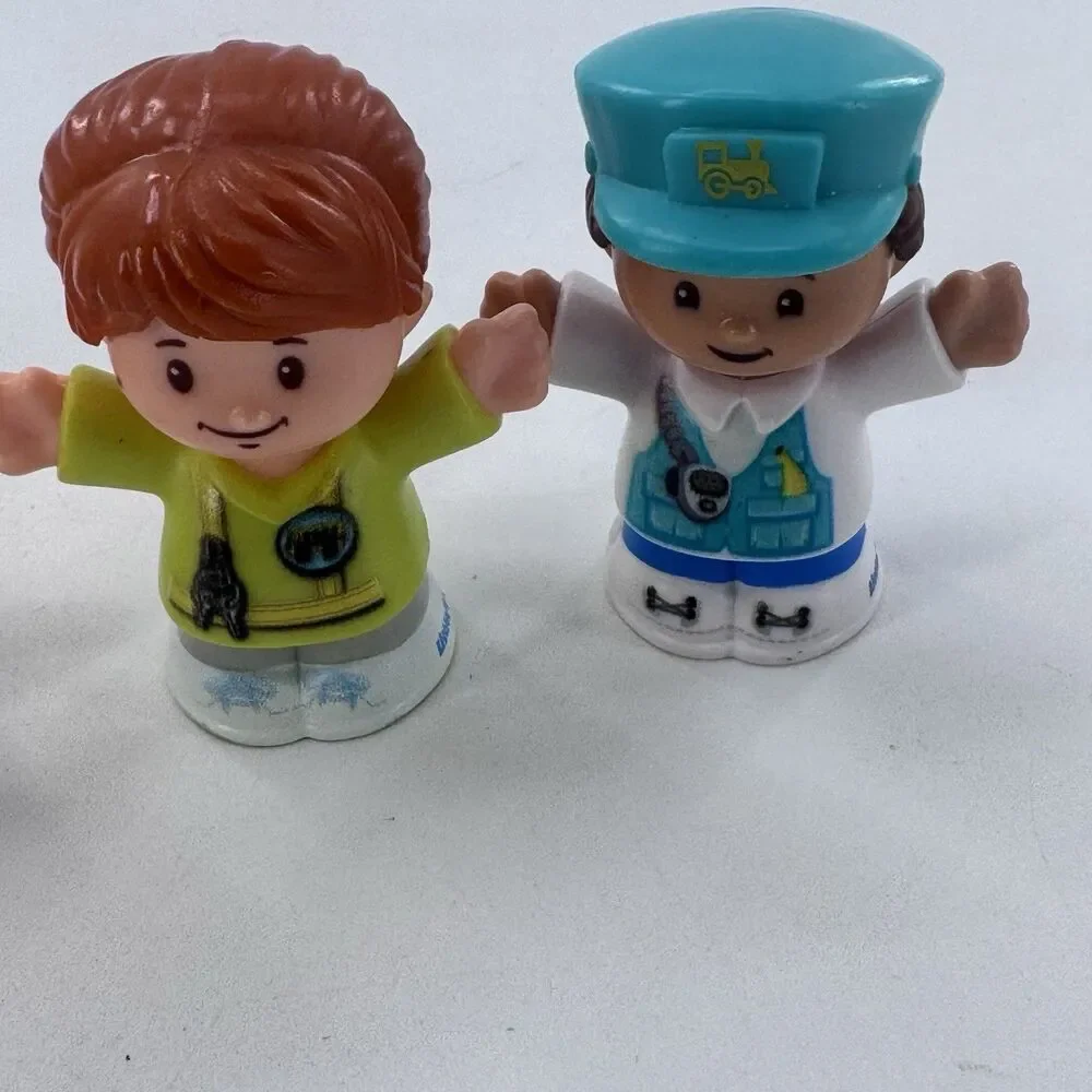 Lot of 6 Little People Figures Various Characters Careers Fireman Doctor
